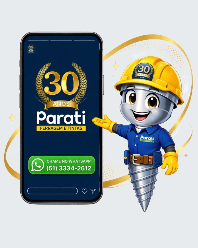 Paratinho chamando para WhatsApp