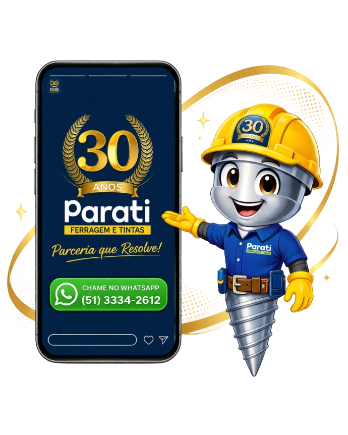 Paratinho chamando para WhatsApp